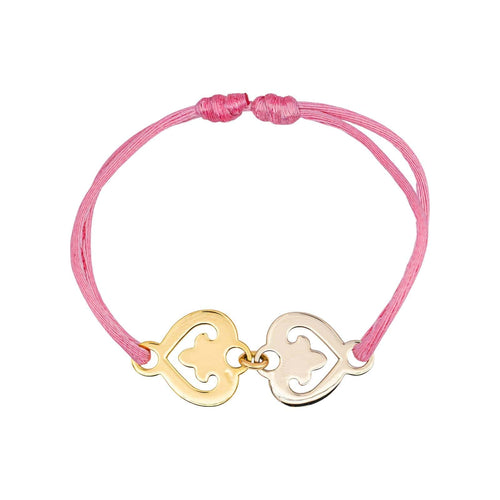 Bracelet O.J. Perrin Légendes - Bracelet cordon en or jaune et blanc 58 Facettes 4901383CN