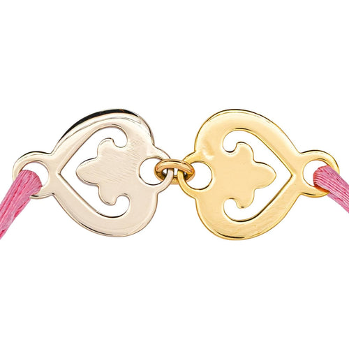 Bracelet O.J. Perrin Légendes - Bracelet cordon en or jaune et blanc 58 Facettes 4901383CN