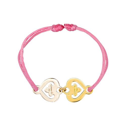 Bracelet O.J. Perrin Légendes - Bracelet cordon en or jaune et blanc 58 Facettes 4901383CN