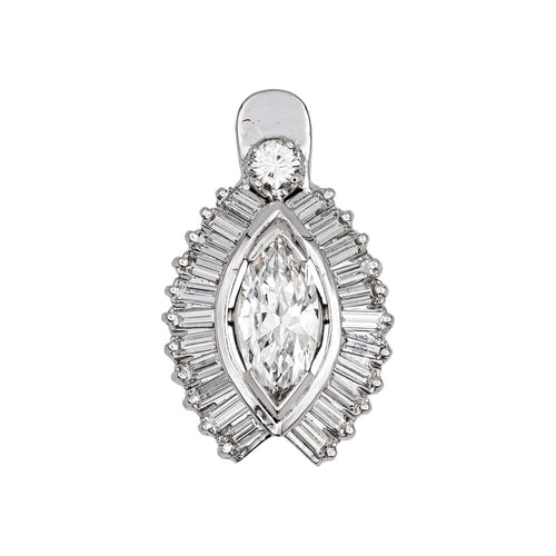 Pendentif Pendentif Or blanc Diamant 58 Facettes 5051003CN