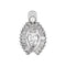 Pendentif Pendentif Or blanc Diamant 58 Facettes 5051003CN