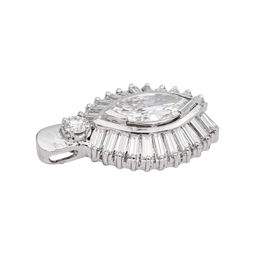 Pendentif Pendentif Or blanc Diamant 58 Facettes 5051003CN