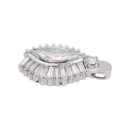 Pendentif Pendentif Or blanc Diamant 58 Facettes 5051003CN