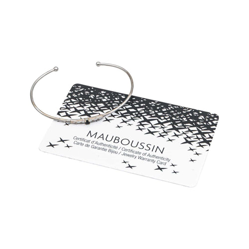 Bracelet Mauboussin Bracelet Capsule d'émotions Or blanc Saphir, Diamant 58 Facettes 5021701RV