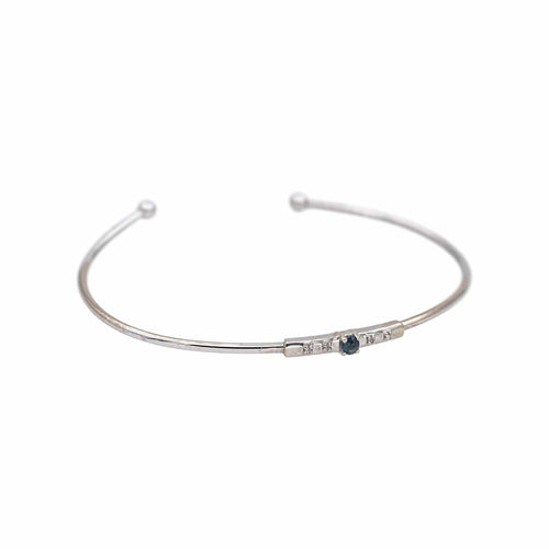 Bracelet Mauboussin Bracelet Capsule d'émotions Or blanc Saphir, Diamant 58 Facettes 5021701RV