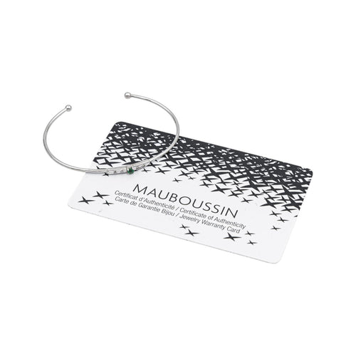 Bracelet Mauboussin Bracelet Capsule d'émotions Or blanc Emeraude, Diamant 58 Facettes 5021702RV