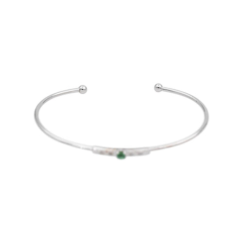 Bracelet Mauboussin Bracelet Capsule d'émotions Or blanc Emeraude, Diamant 58 Facettes 5021702RV