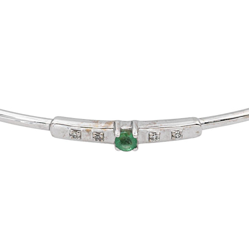 Bracelet Mauboussin Bracelet Capsule d'émotions Or blanc Emeraude, Diamant 58 Facettes 5021702RV