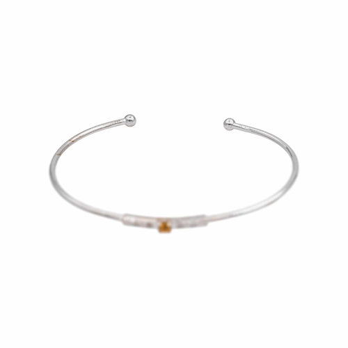 Bracelet Mauboussin Bracelet Capsule d'émotions Or blanc Saphir jaune, Diamant 58 Facettes 5021703RV