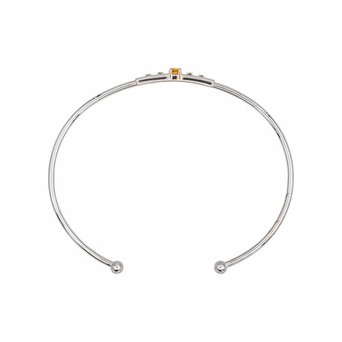 Bracelet Mauboussin Bracelet Capsule d'émotions Or blanc Saphir jaune, Diamant 58 Facettes 5021703RV