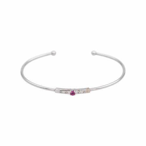 Bracelet Mauboussin Bracelet Capsule d'émotions Or blanc Rubis, Diamant 58 Facettes 5021704RV