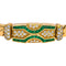 Bracelet Boucheron Bracelet Maille anglaise  Or jaune Emeraude, Diamant 58 Facettes 5054729RV