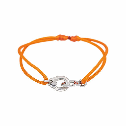 Bracelet Dinh Van Bracelet Cordon Menottes Argent 58 Facettes 5078099CN