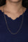 Collier Collier  Maille forçat Or blanc 58 Facettes 4719607CN