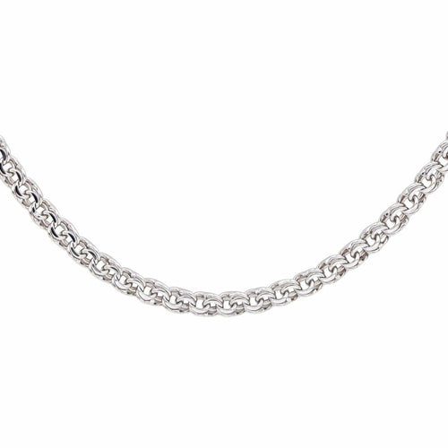 Collier Collier  Maille forçat Or blanc 58 Facettes 4719607CN