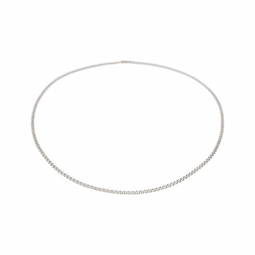 Collier Collier  Maille forçat Or blanc 58 Facettes 4719607CN