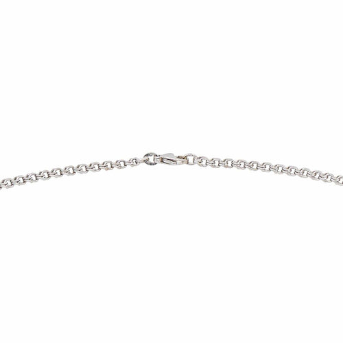 Collier Collier  Maille forçat Or blanc 58 Facettes 4719607CN