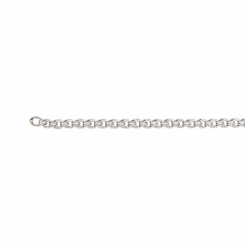 Collier Collier  Maille forçat Or blanc 58 Facettes 4719607CN