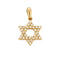 Pendentif Pendentif étoile de David en or jaune 18 carats et diamants 58 Facettes