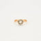 Bague 54.5 Solitaire - Bague en or rose 18k et diamant 0,10 ct 58 Facettes