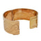 Bracelet Bracelet manchette en or jaune 18 carats, largeur 3 cm 58 Facettes