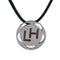 Pendentif Léon Hatot - Pendentif en or gris 18 carats, diamants et saphirs roses 58 Facettes