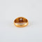 Bague 54 Bague chevalière en or rose 18 carats et diamant 0,40 ct 58 Facettes