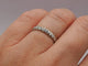 Bague 51 Alliance demi-tour - Bague en or blanc 18 carats et diamants 58 Facettes 1855
