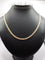 Collier Chaîne maille byzantine en or jaune 18 carats 58 Facettes 1843