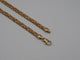 Collier Chaîne maille byzantine en or jaune 18 carats 58 Facettes 1843