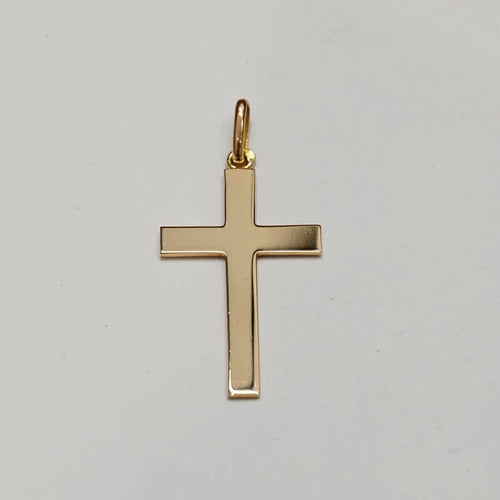 Pendentif Pendentif croix en or rose 18K (750 ‰) 58 Facettes