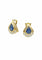 Boucles d'oreilles Boucles d'oreilles en or jaune 18 carats saphirs et diamants 58 Facettes BSA