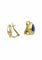 Boucles d'oreilles Boucles d'oreilles en or jaune 18 carats saphirs et diamants 58 Facettes BSA
