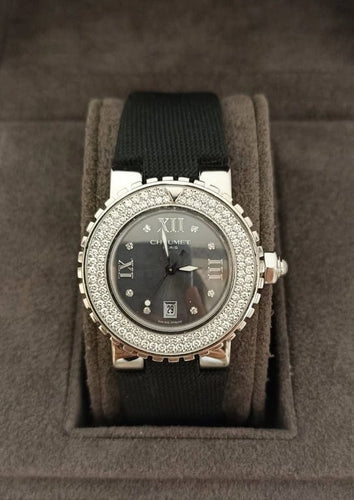 Montre Chaumet Class One - Montre à quartz avec diamants 58 Facettes