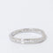 Bague 50 Cartier Ballerine - Bague incurvée en platine et diamants 58 Facettes 1