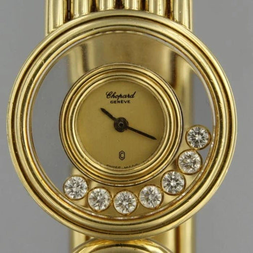Montre Chopard Happy Diamonds - Montre en or 18 carats avec diamants 58 Facettes