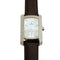 Montre Baume & Mercier Hampton Milleis - Montre en or blanc 18 carats sertie de diamants 58 Facettes
