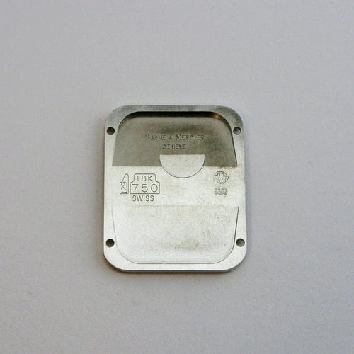 Montre Baume & Mercier Hampton Milleis - Montre en or blanc 18 carats sertie de diamants 58 Facettes