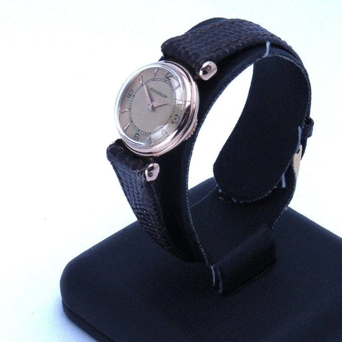 Montre Jaeger-LeCoultre - Montre femme vintage en or rose 18 carats 58 Facettes