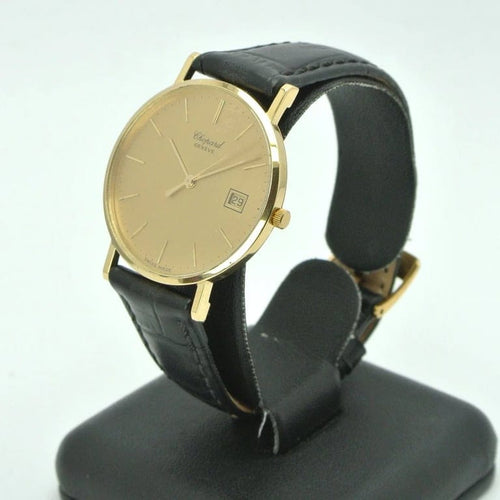 Montre Chopard Genève Classic réf. 1094 - Montre homme en or jaune 18 carats 58 Facettes