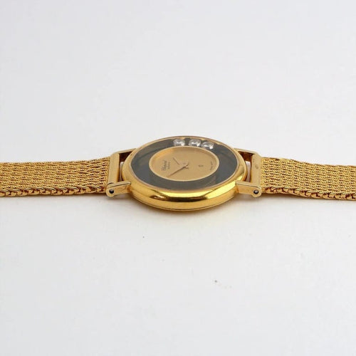 Montre Chopard Happy Diamonds - Montre en or jaune 18 carats avec diamants 58 Facettes