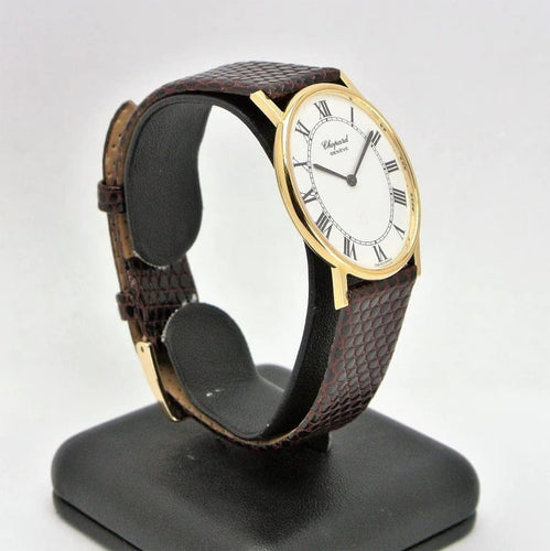 Montre Chopard - Montre Baignoire en or jaune 18 carats 58 Facettes