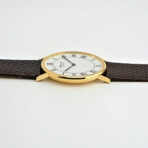 Montre Chopard - Montre Baignoire en or jaune 18 carats 58 Facettes