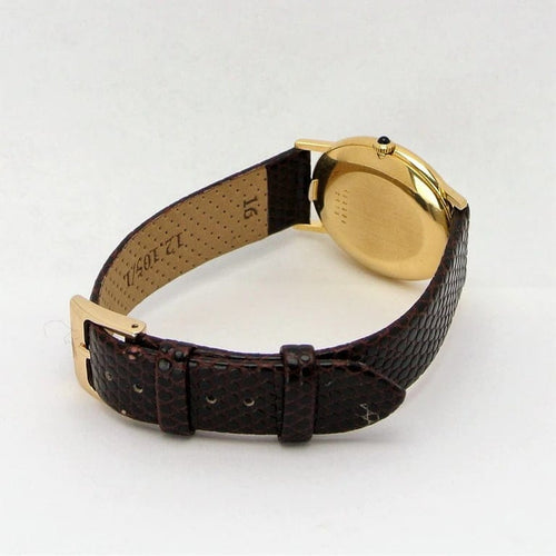 Montre Chopard - Montre Baignoire en or jaune 18 carats 58 Facettes