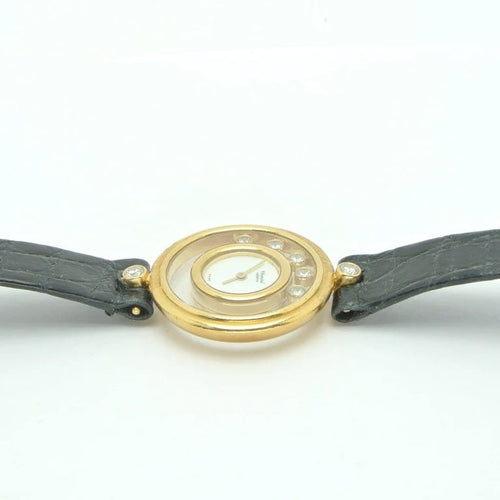 Montre Chopard Happy Diamonds - Montre en or jaune 18 carats (réf. 20/4955) 58 Facettes