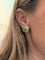 Boucles d'oreilles Boucles d’oreilles clips en or jaune 18 ct et turquoise 58 Facettes