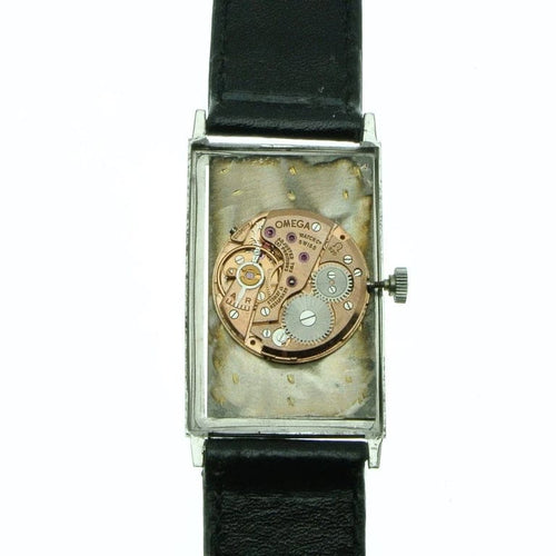 Montre Omega - Montre Réservoir en acier 22,5 x 41 mm 58 Facettes