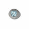 Bague 55 Bague en or blanc avec aigue-marine et diamants 58 Facettes