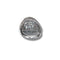 Bague 55 Bague en or blanc avec aigue-marine et diamants 58 Facettes