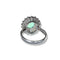 Bague 54 Bague émeraude ovale 2,76 ct et diamants taille brillant 58 Facettes